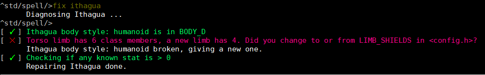 'fix' cmd output example.